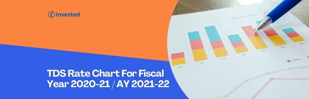 TDS Rate Chart For Fiscal Year 2020-21 / AY 2021-22