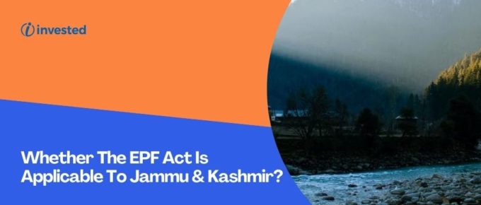 EPF Act Applicable To jammu & Kashmir?