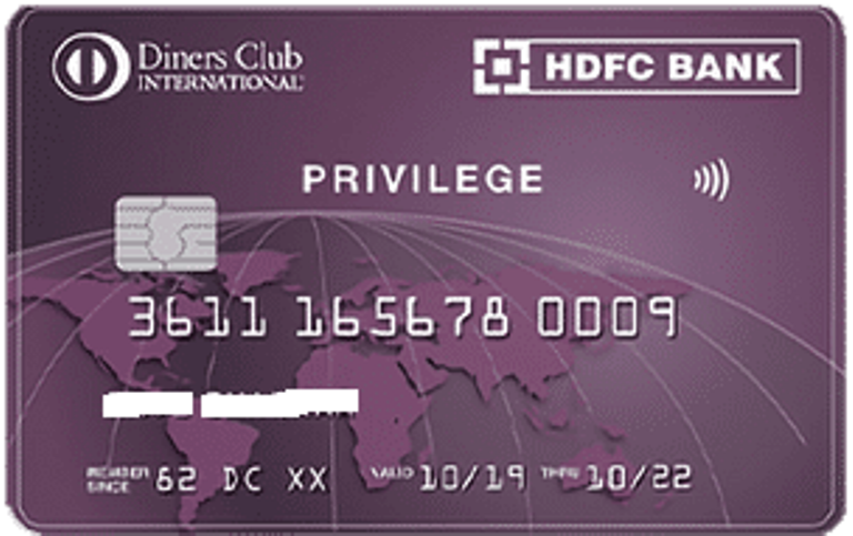 Invested — HDFC Diners Club Privilege Credit Card Review