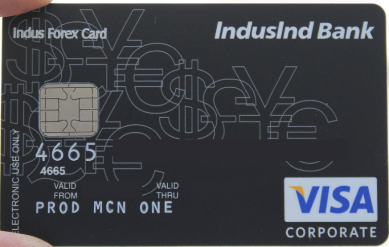 Indus forex card